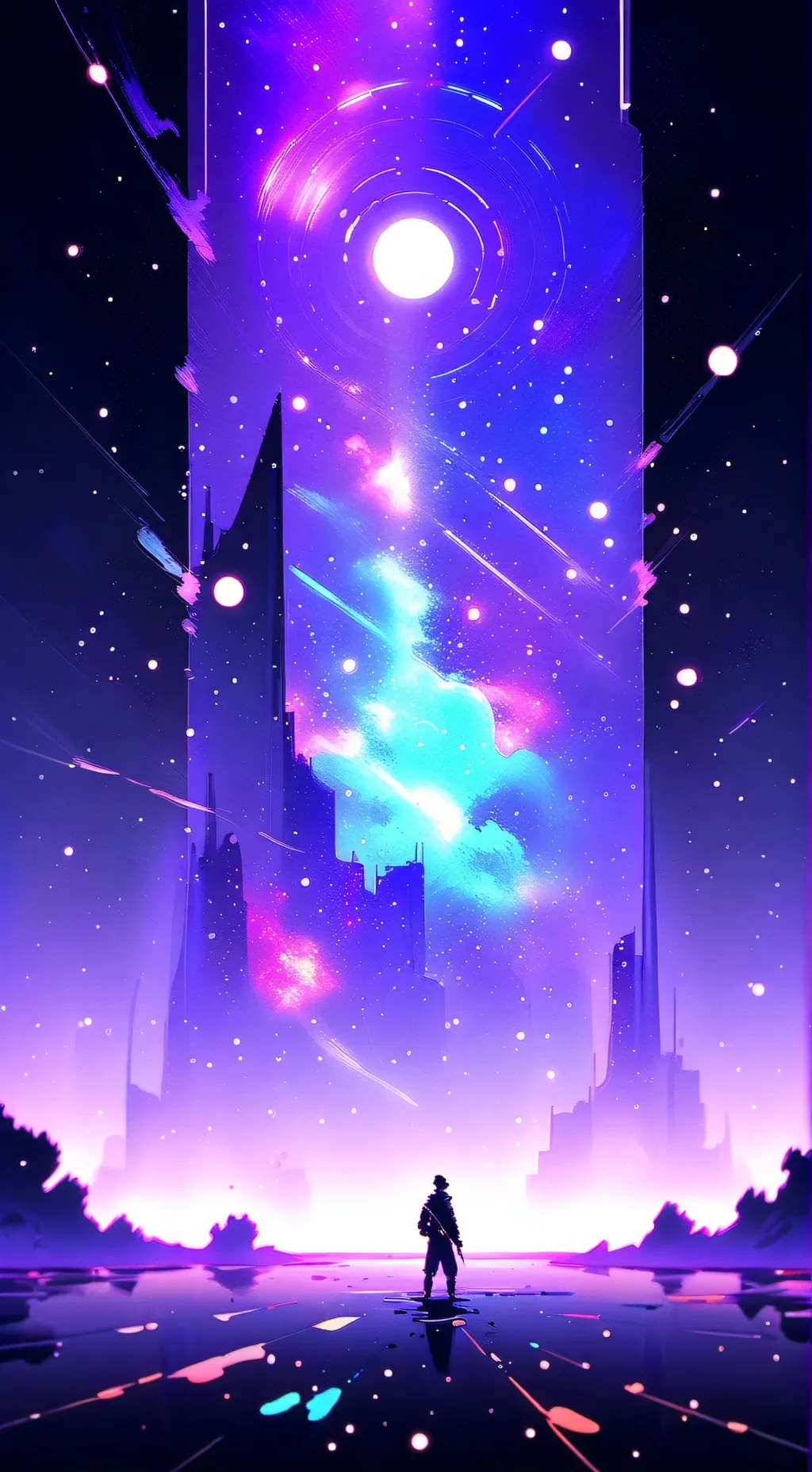 ai character: radioapple background