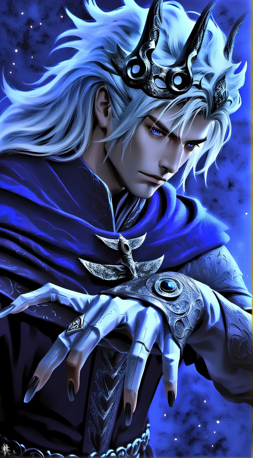 ai character: Damien background