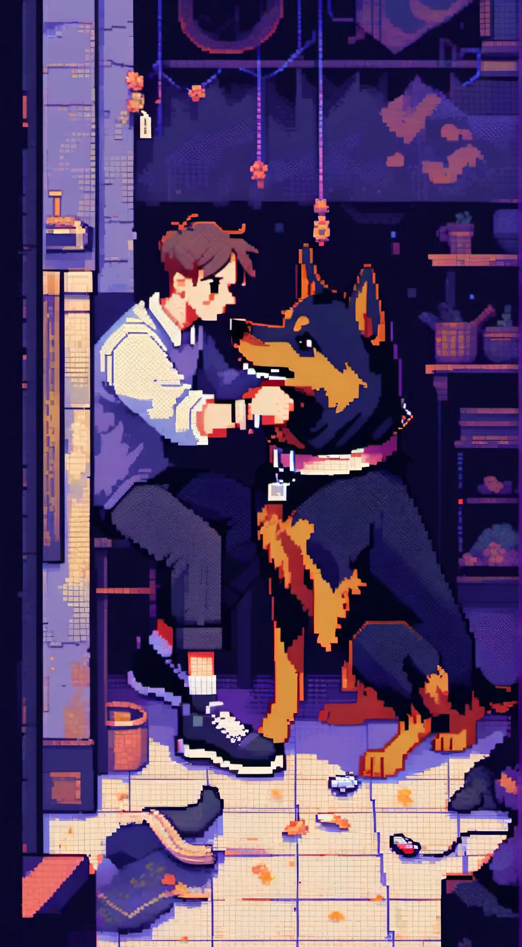 ai character: sock fighters background