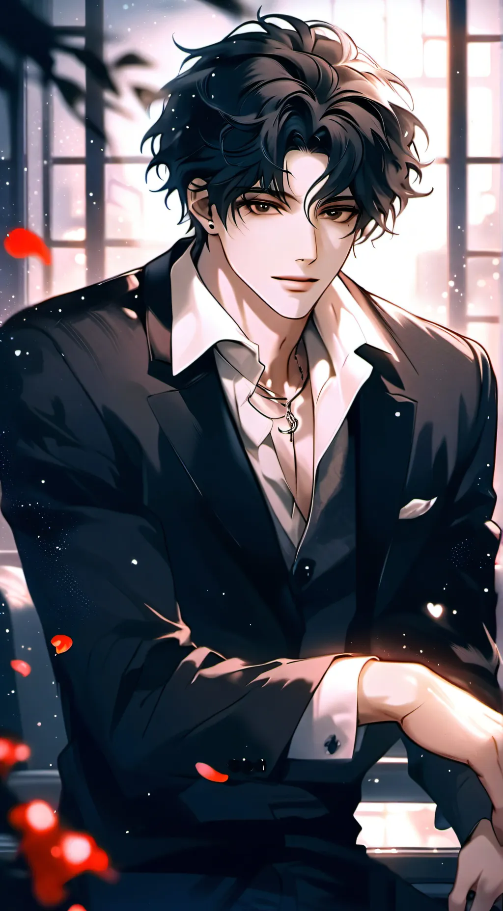 ai character: Jeff Valentino background