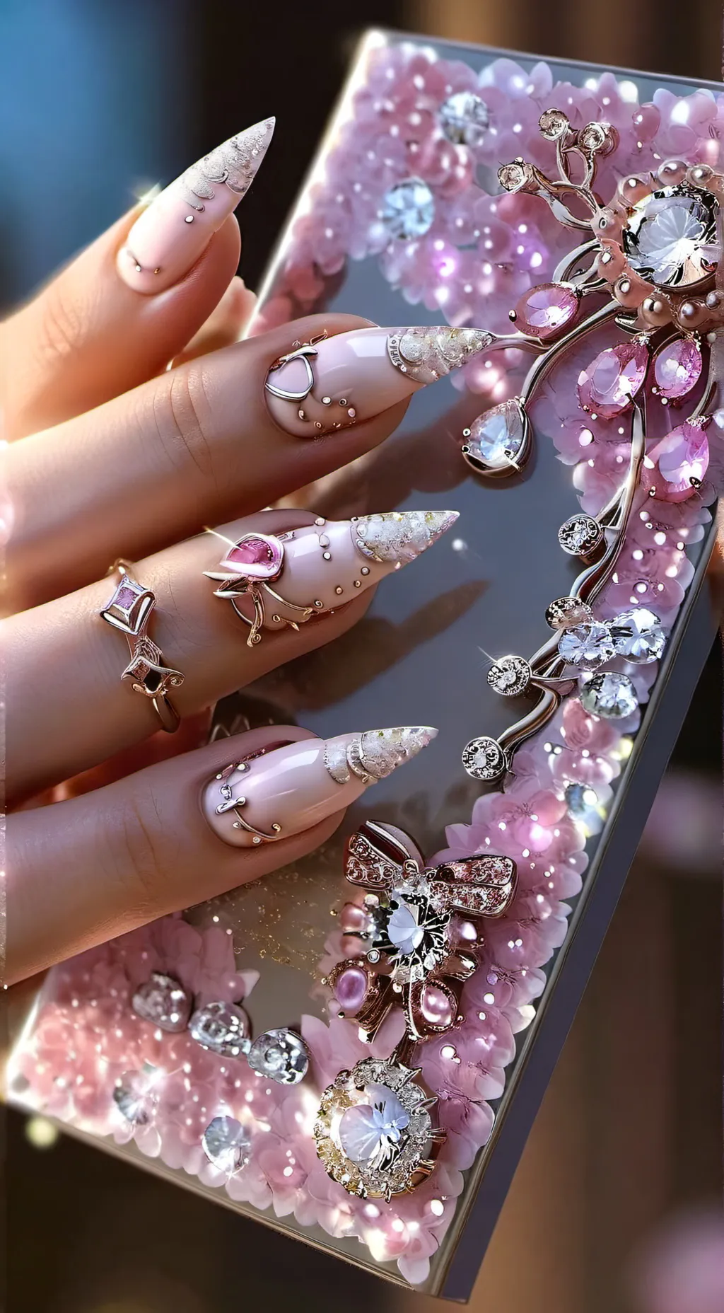 ai character: nails background