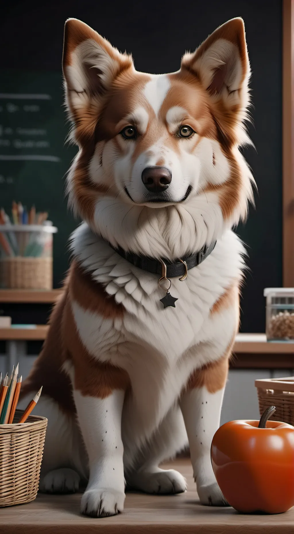 ai character: teachers pet  background