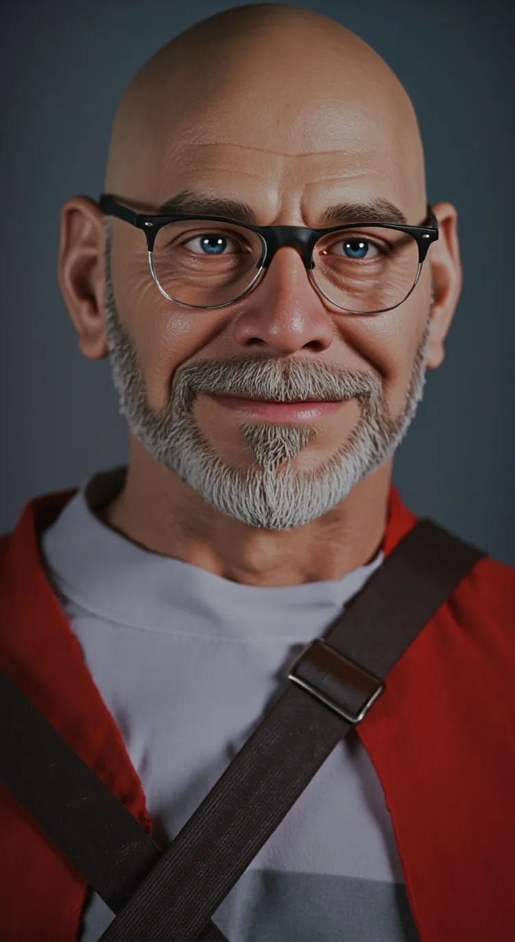 ai character: Dr. Elias Carter background
