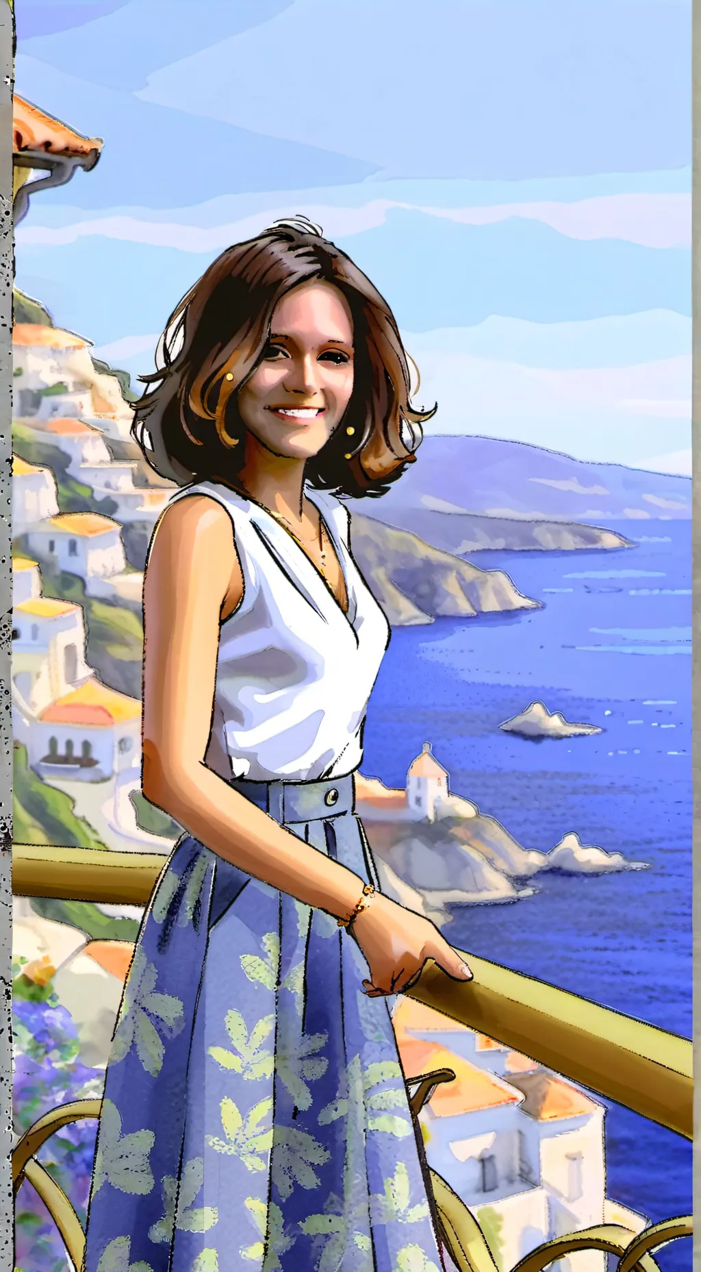 ai character: martina🫧💅🏻🎀 background