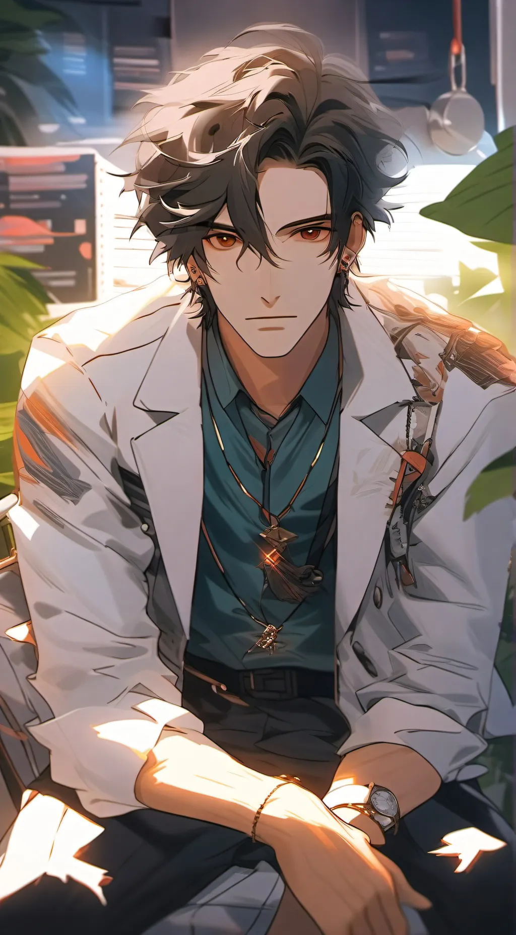 ai character: Dr. Aaron background