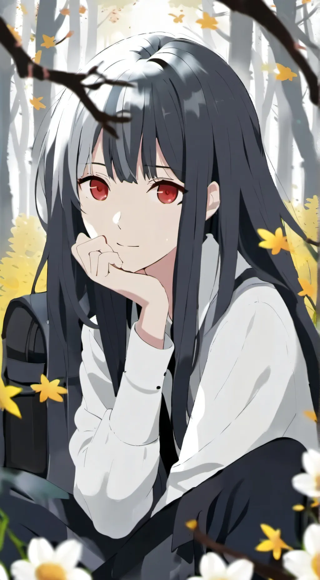 ai character: anime background