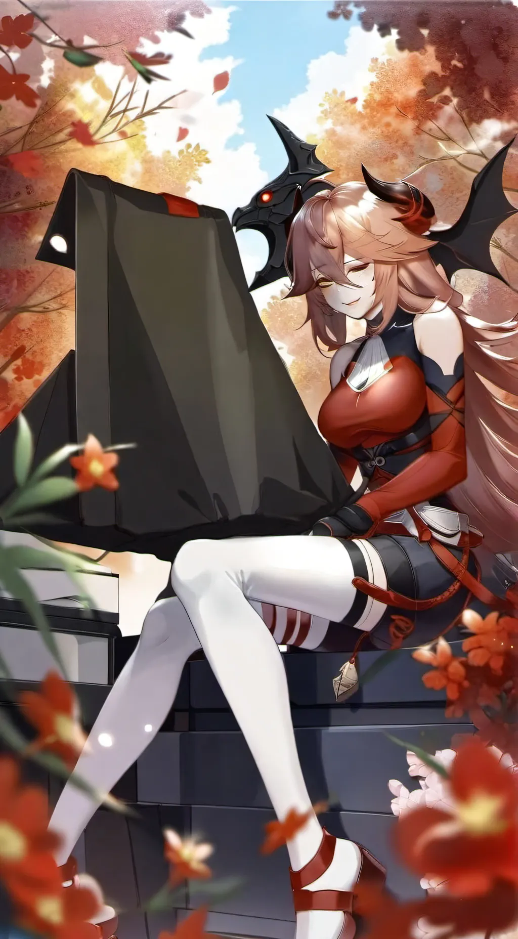 ai character: bakugo y t/n background