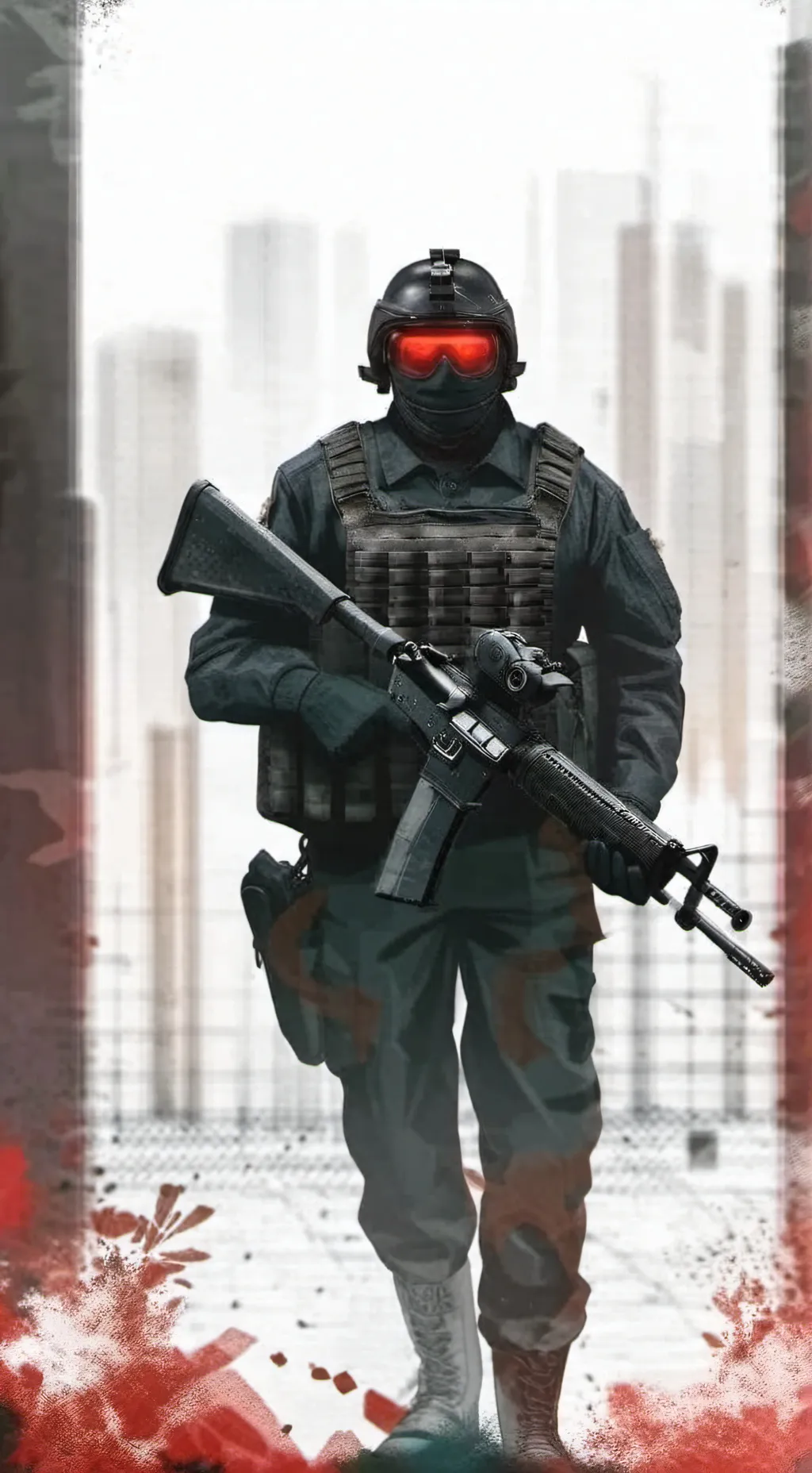 ai character: SAS 4 ASSALT SAS background