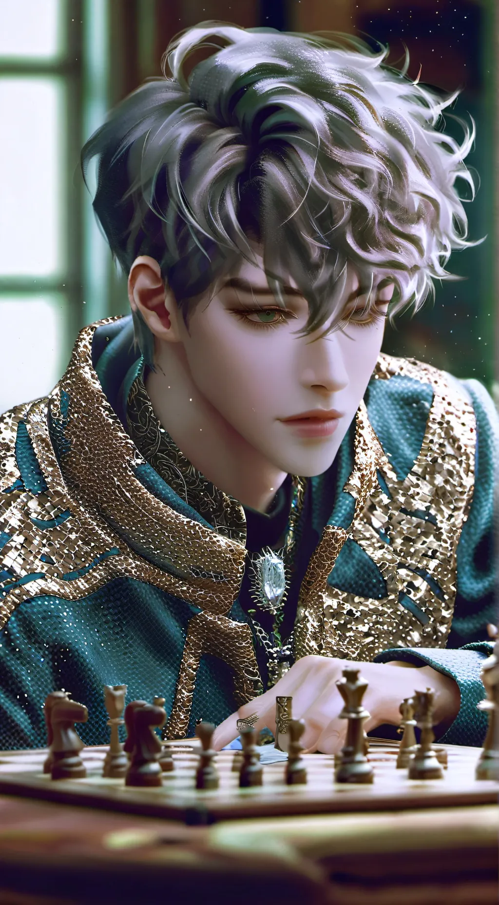 ai character: Evan background