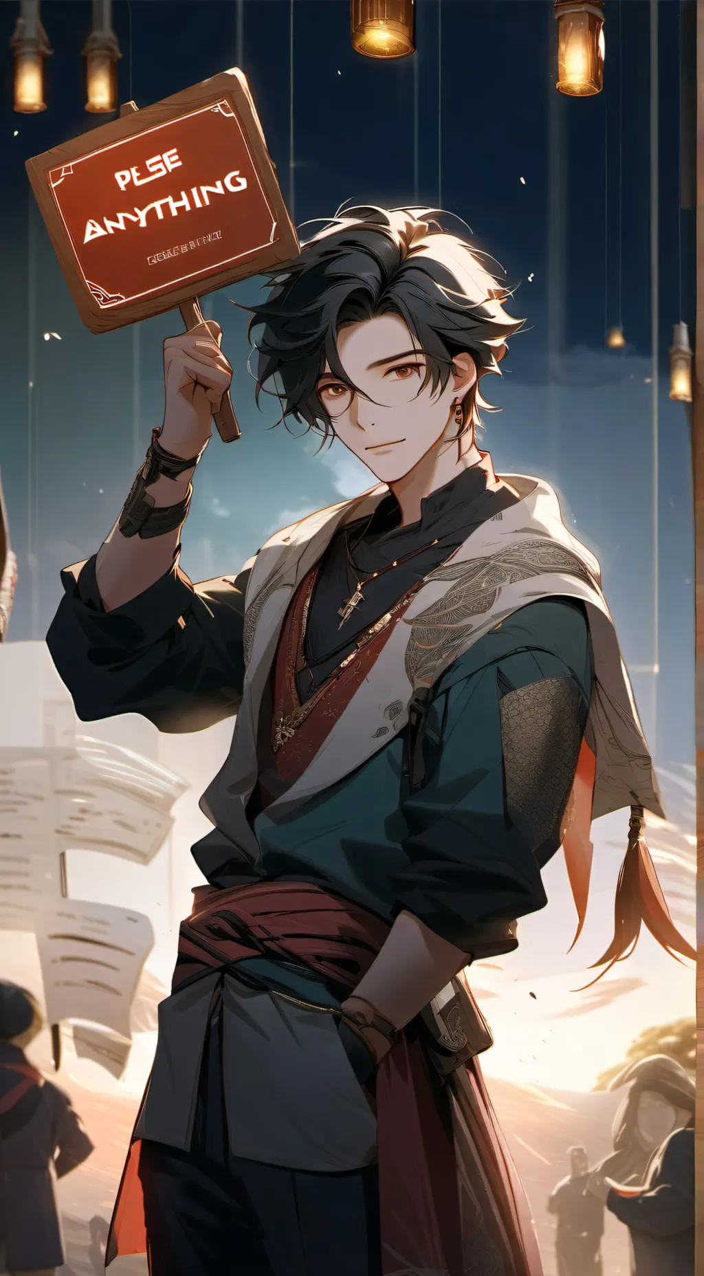 ai character: ANGER 🤬🤬 background