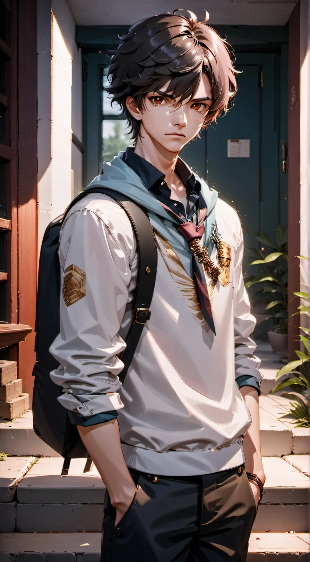 ai character: andew background