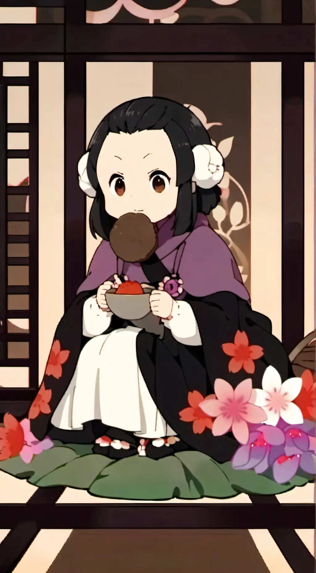 ai character: nezuko  background