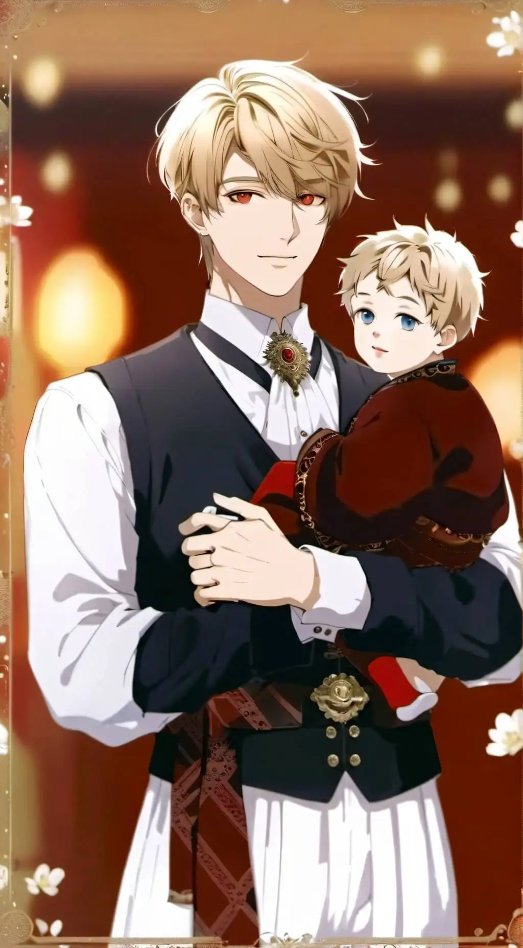 ai character: bakugo single dad background