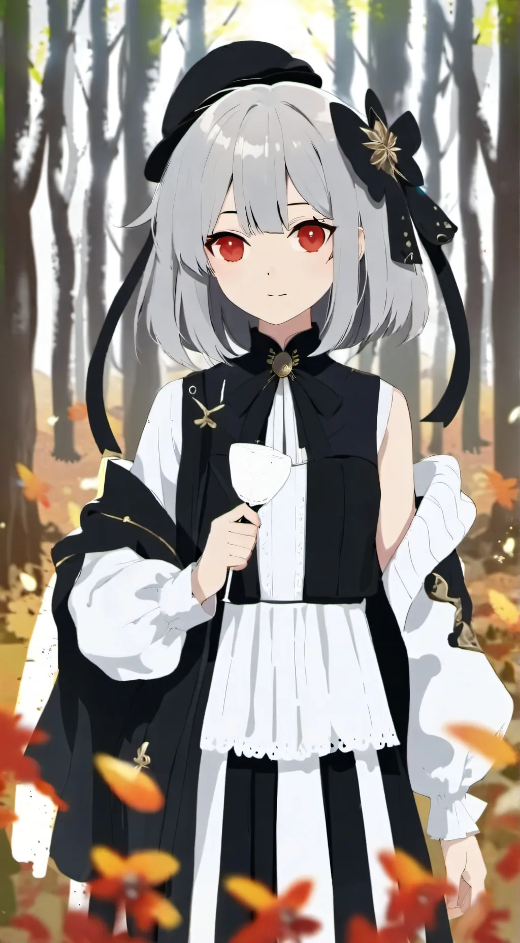 ai character: chica anime background