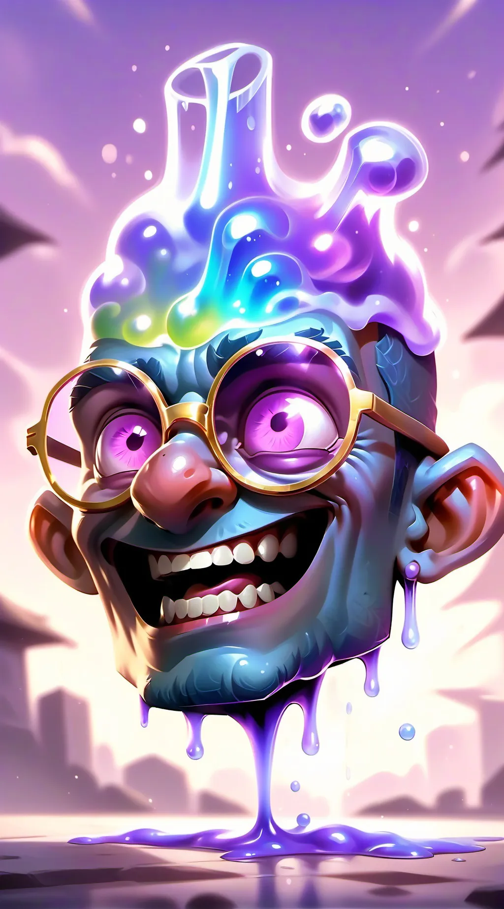 ai character: smarty zombie background