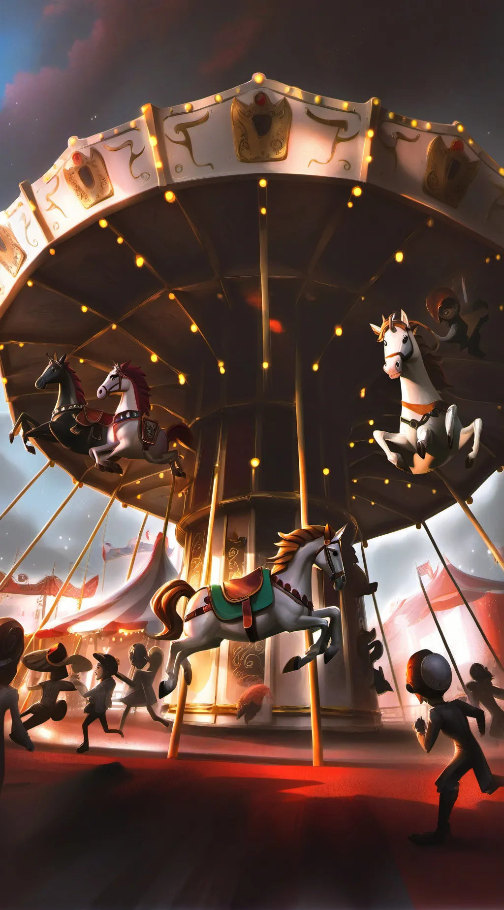 ai character: Squid Game! :)  background