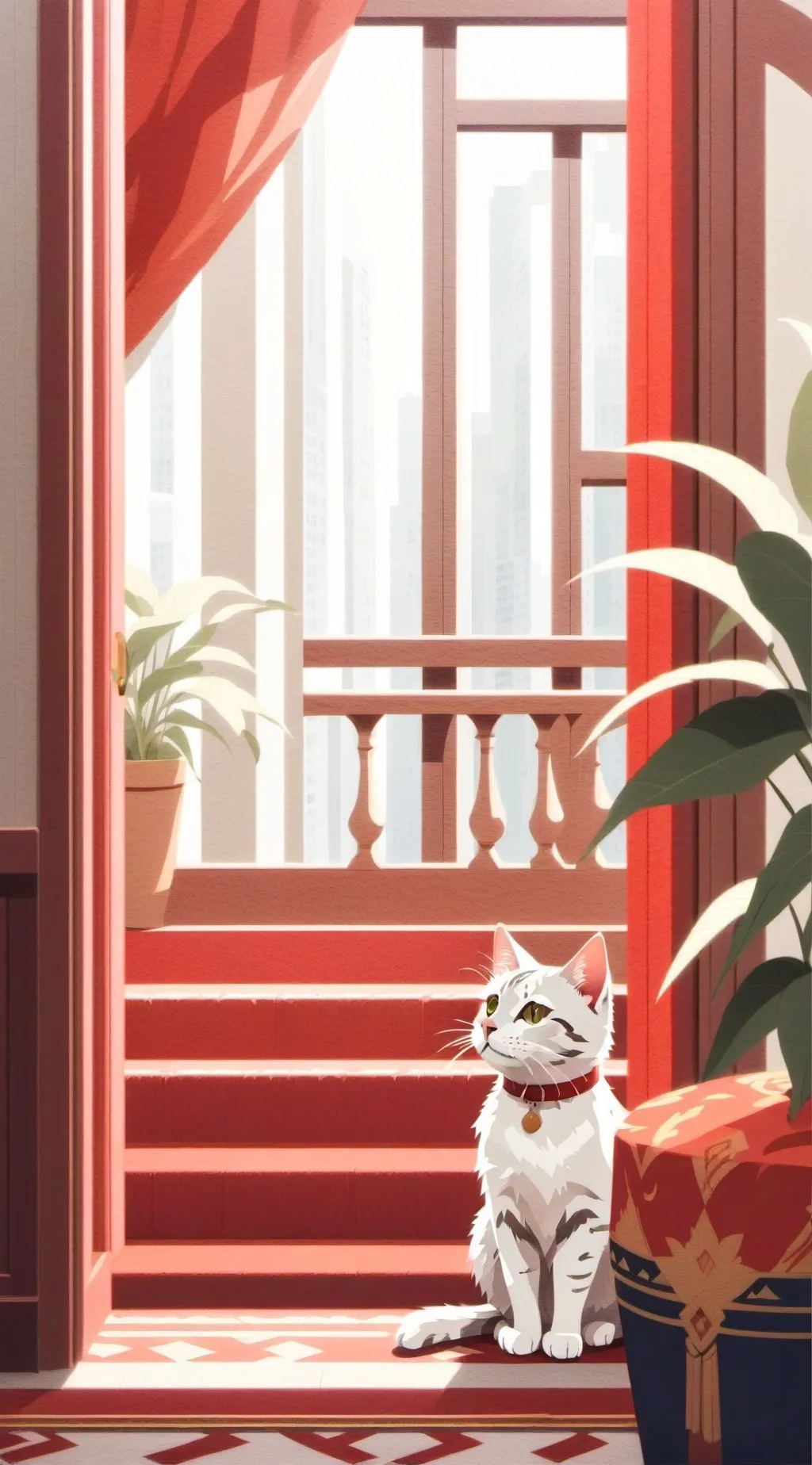 ai character: HH but hiding 🐱  background