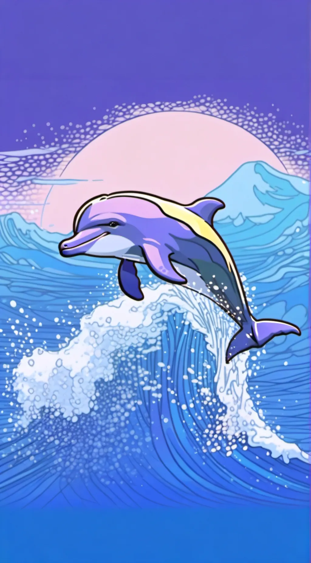 ai character: golfinho background