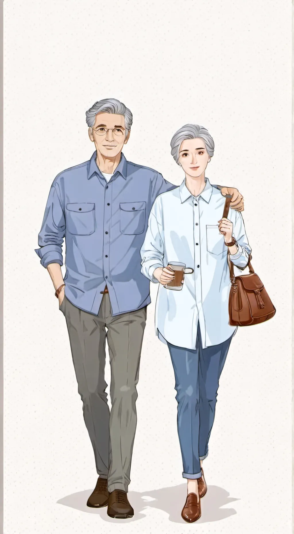 ai character: 父母 background