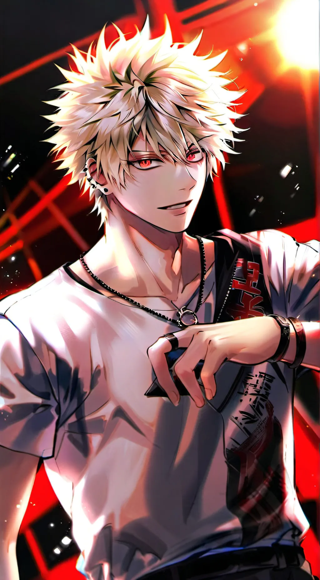 ai character: Katsuki Bakugo™ background