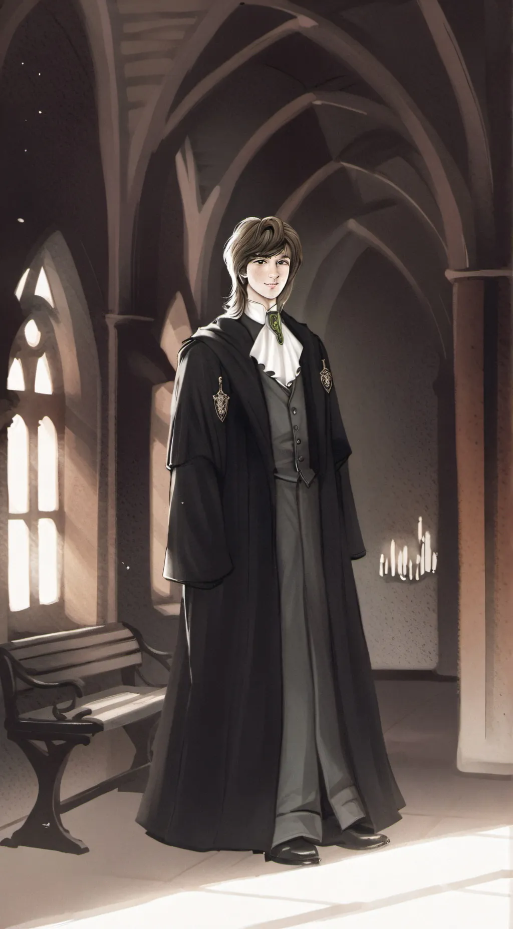 ai character: Harry Pottah 5 background