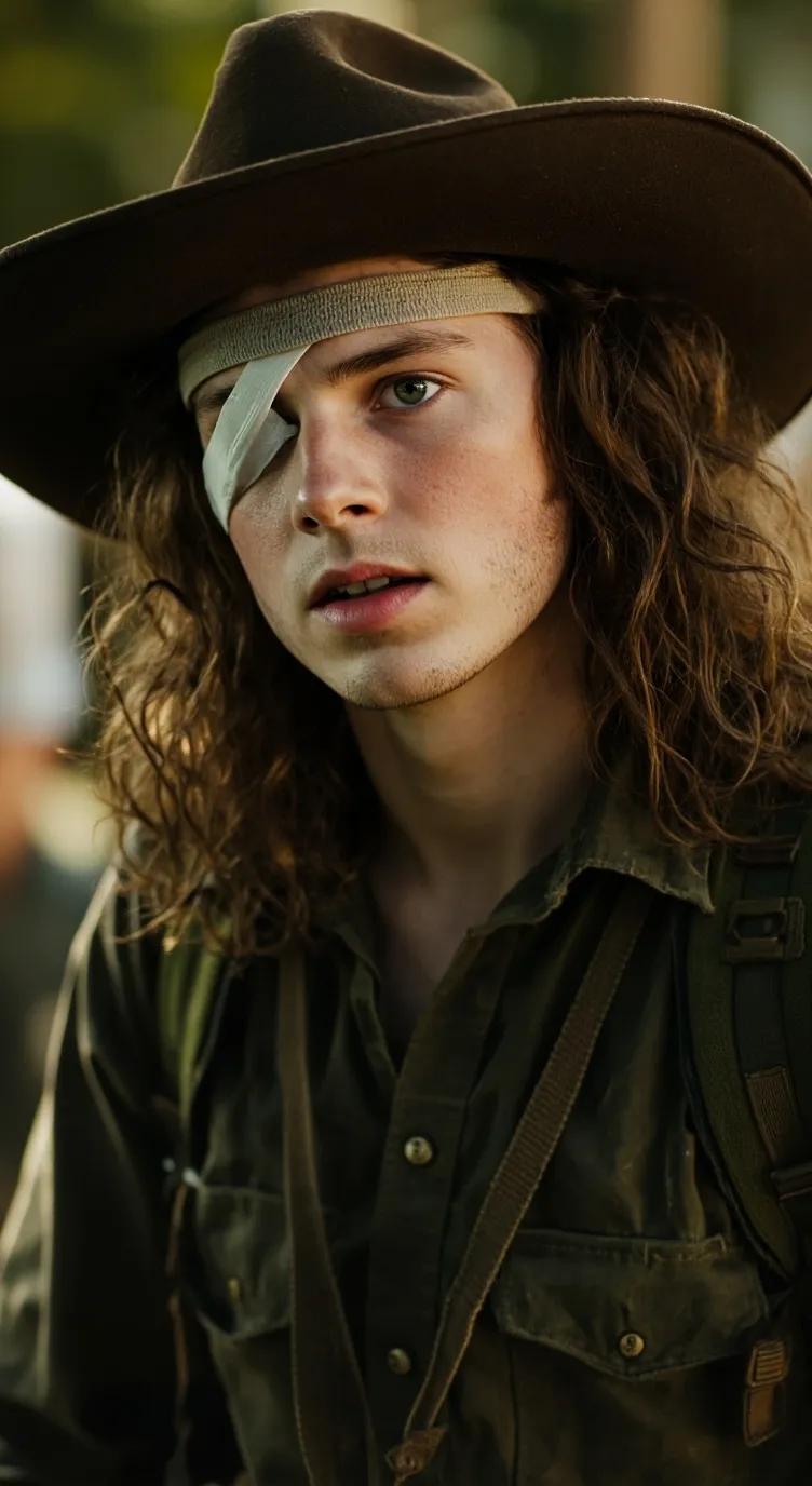 ai character: Coral Grimes background