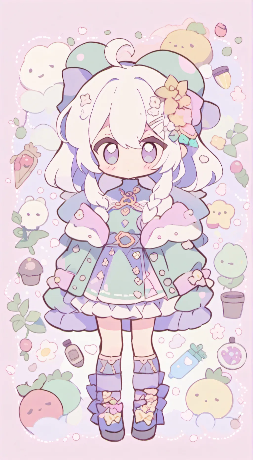 ai character: Изумруд background