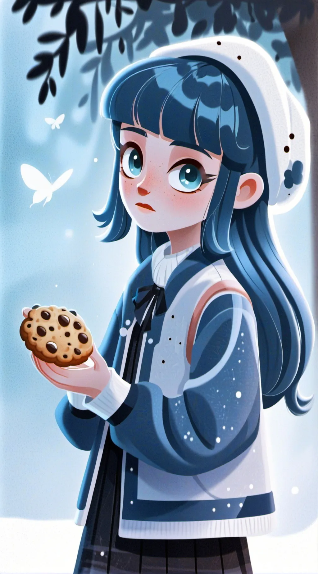 ai character: Luna background