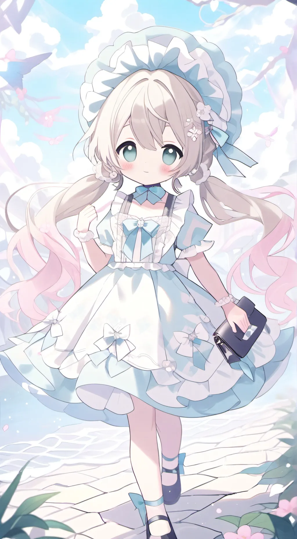 ai character: emoji background