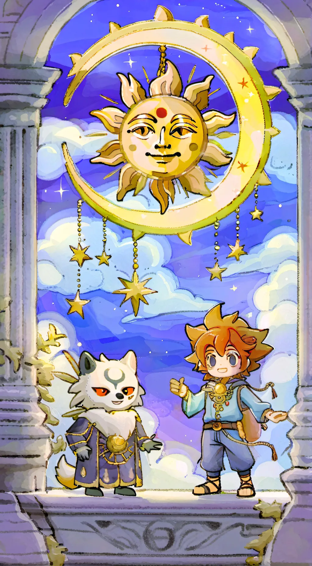 ai character: sams...yay background