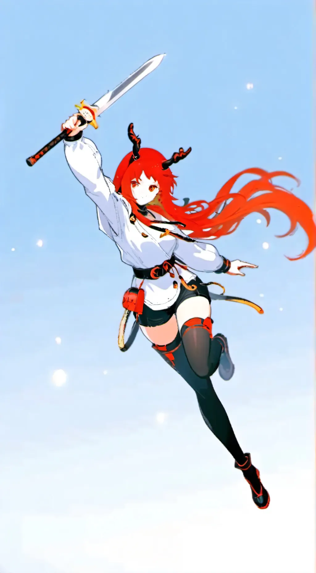 ai character: sky background