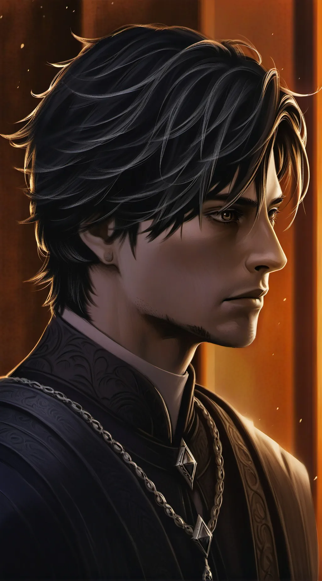 ai character: Micheal  background