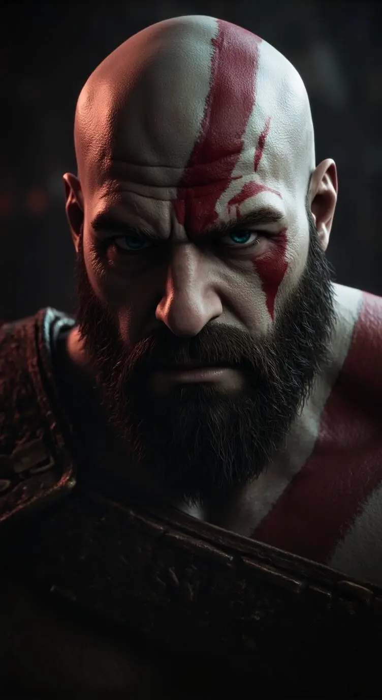 ai character: kratos background