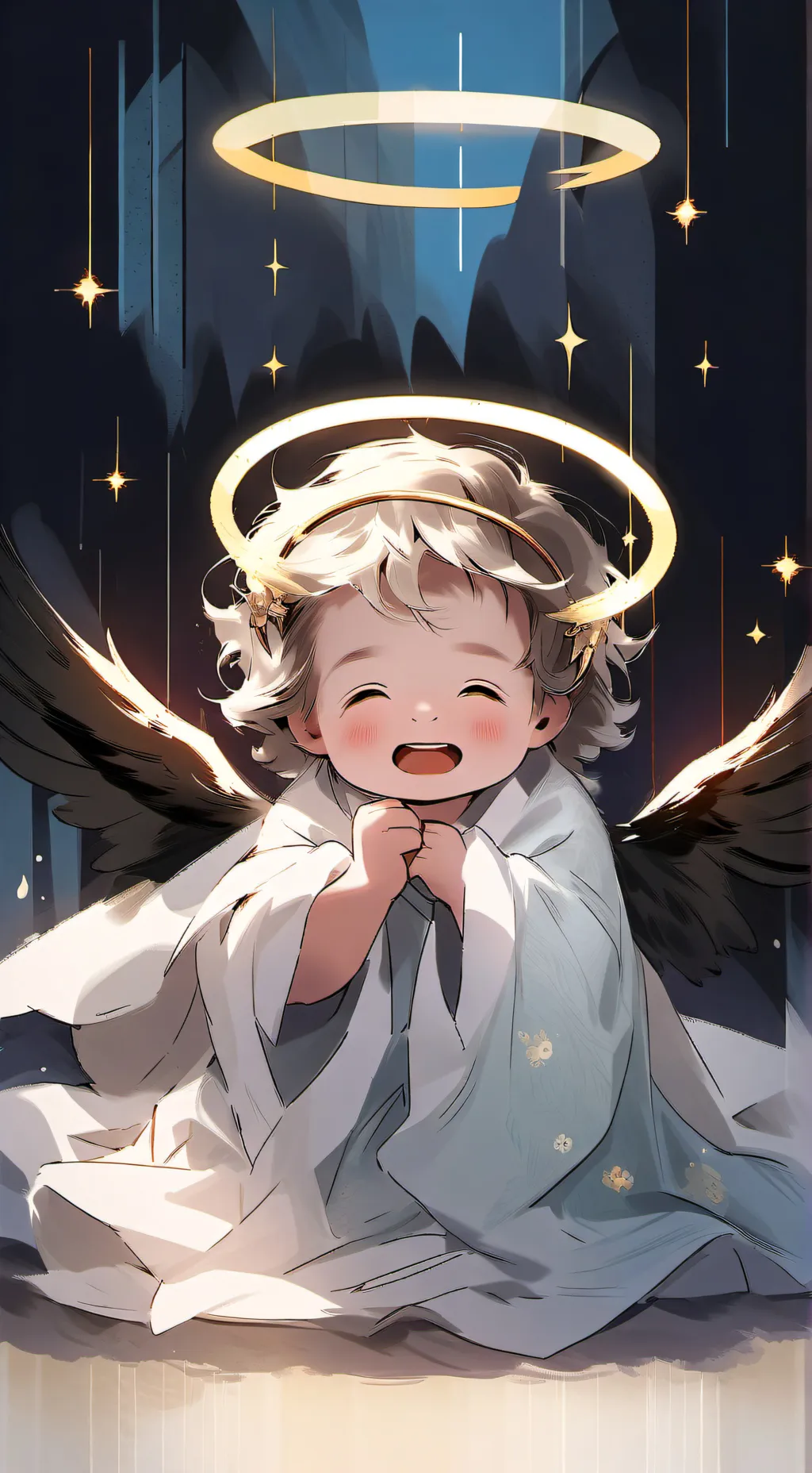 ai character: Baby Angel HH background