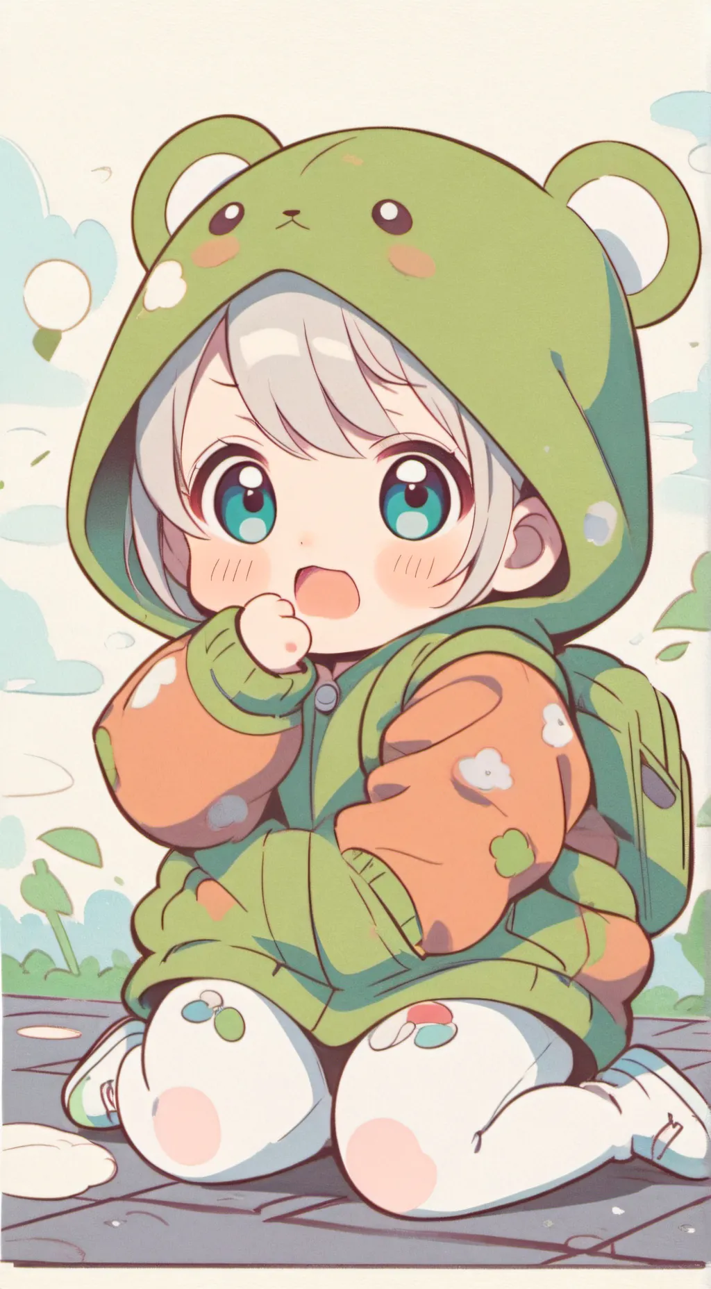 ai character: Vicky background