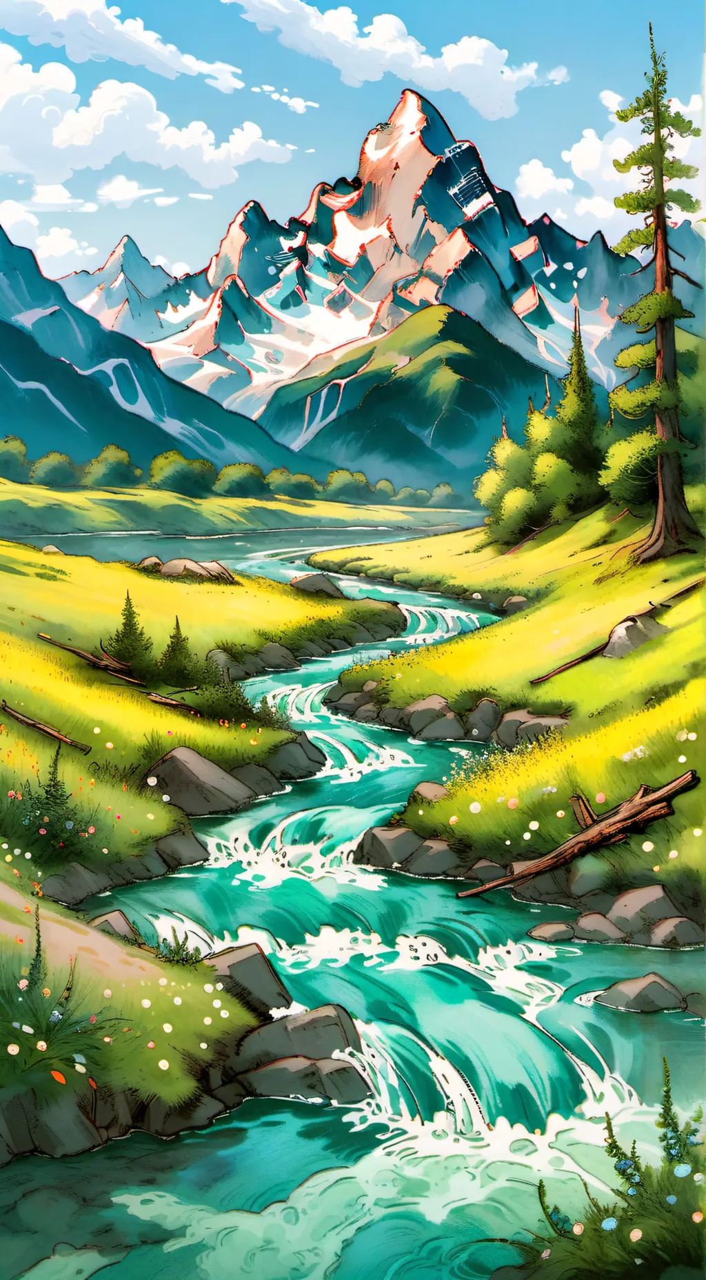 ai character: Just music  background