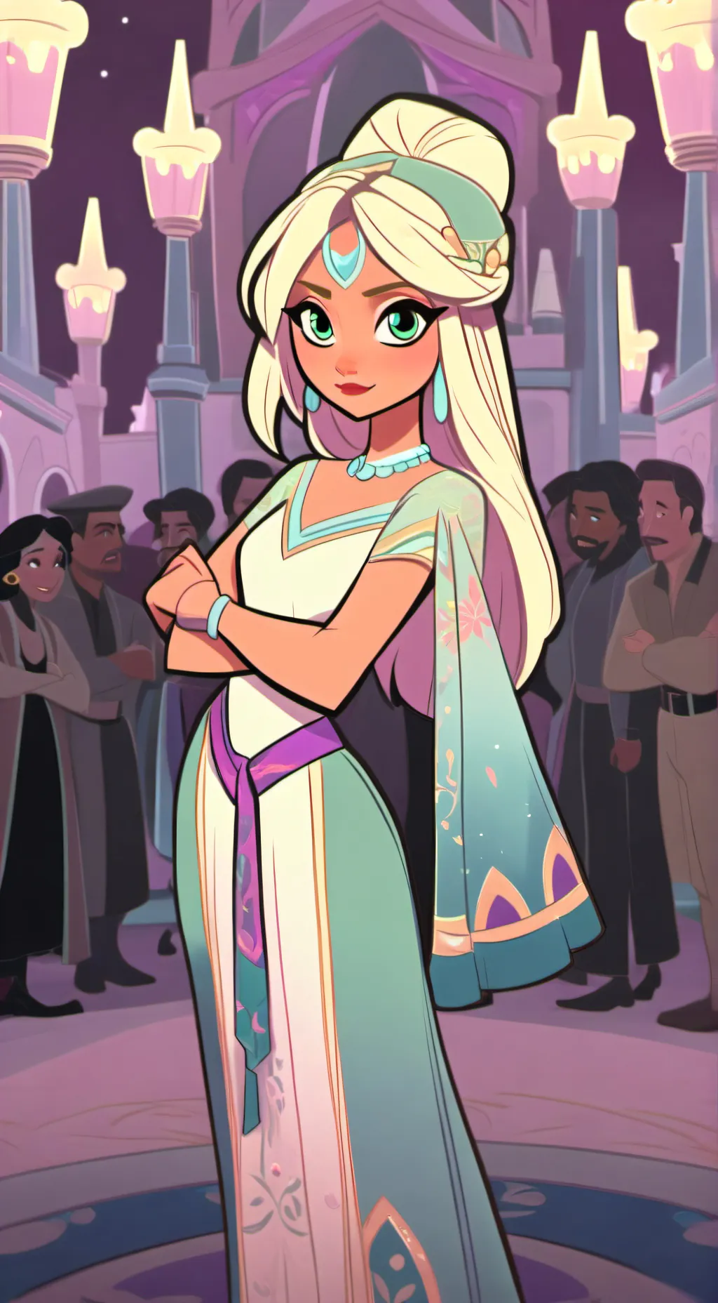 ai character: ezara background