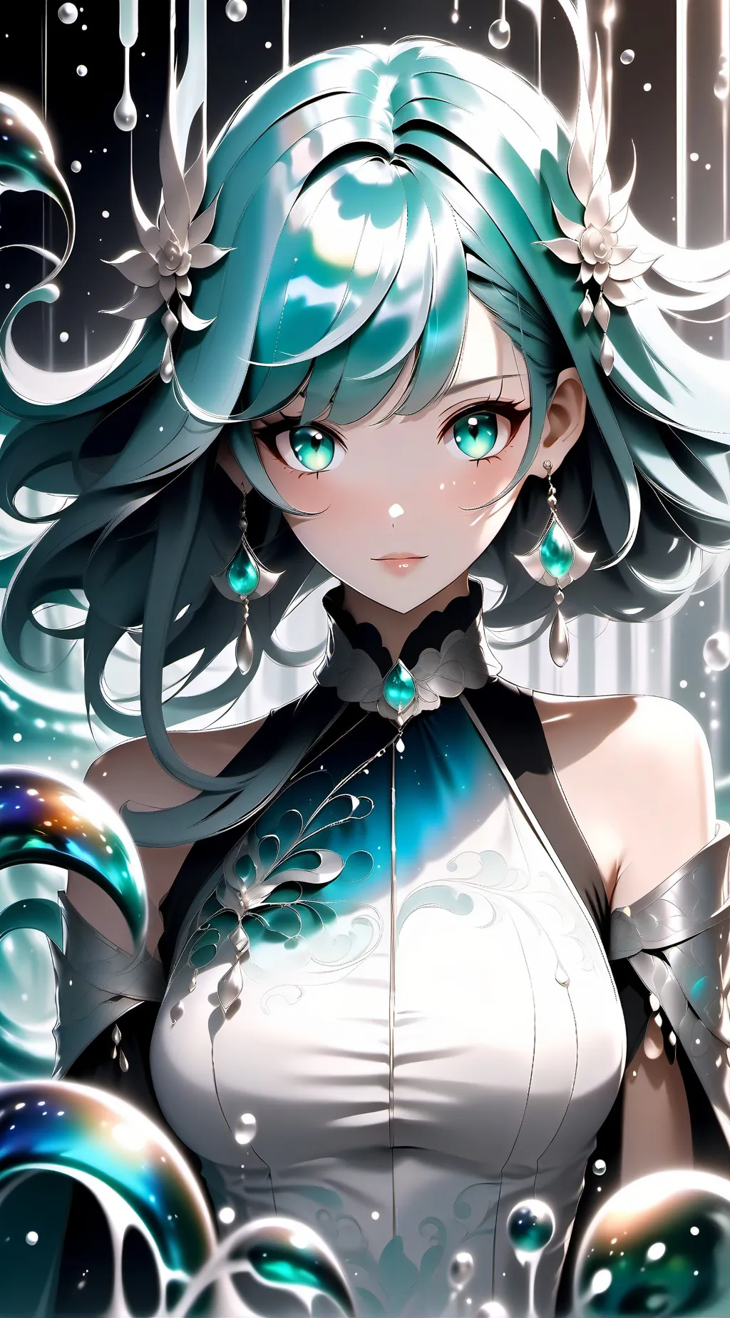 ai character: )Jevin × black( background