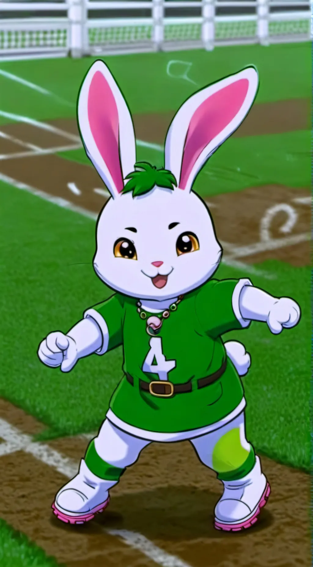 ai character: Hoppyhopscotch  background