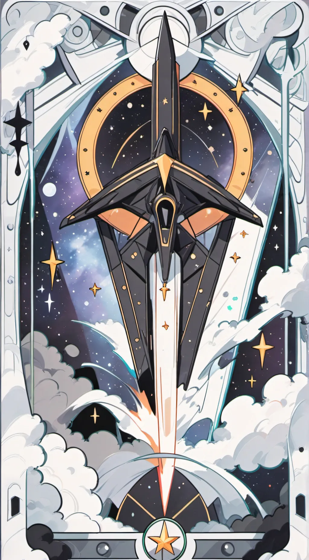 ai character: Void background