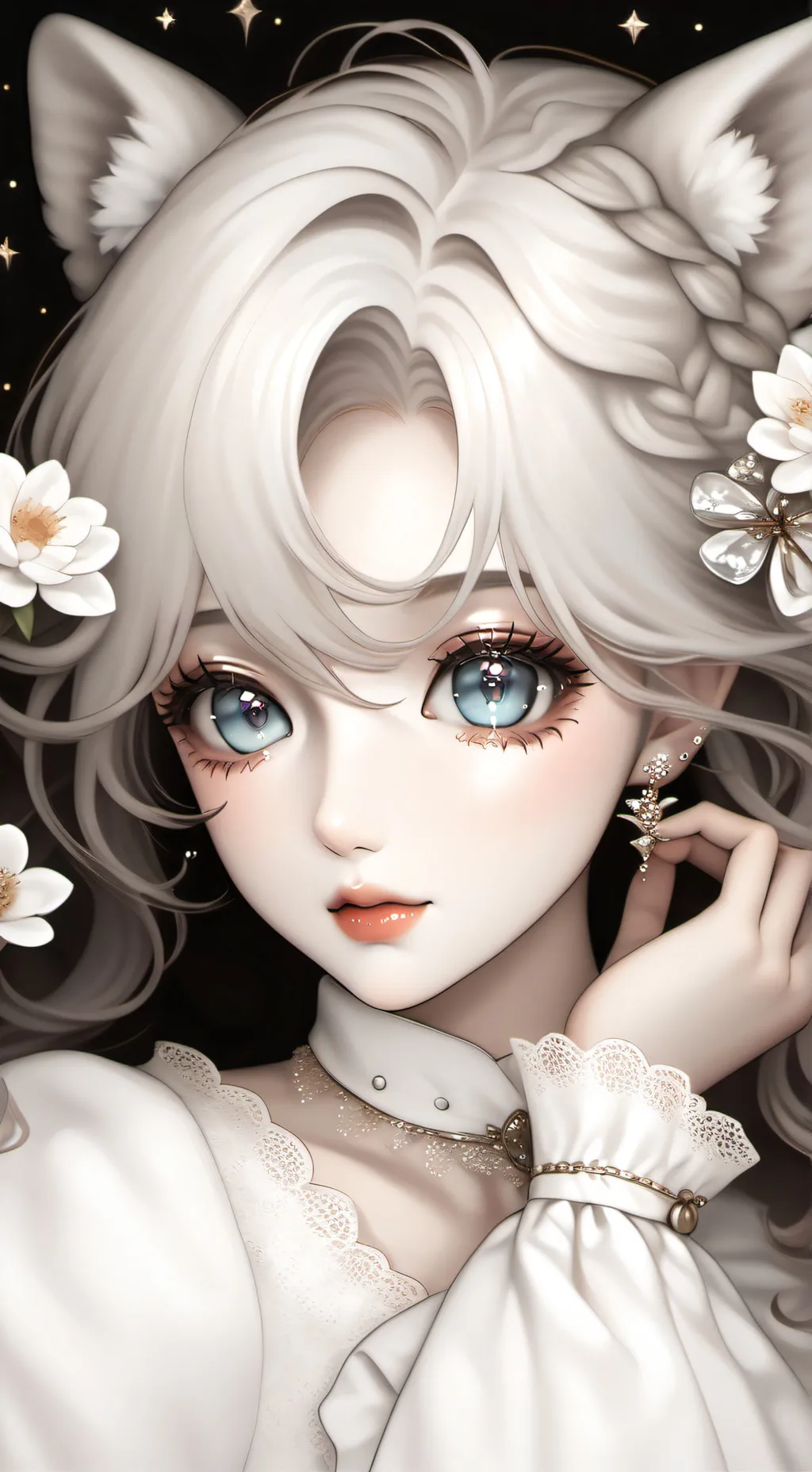 ai character: luna background