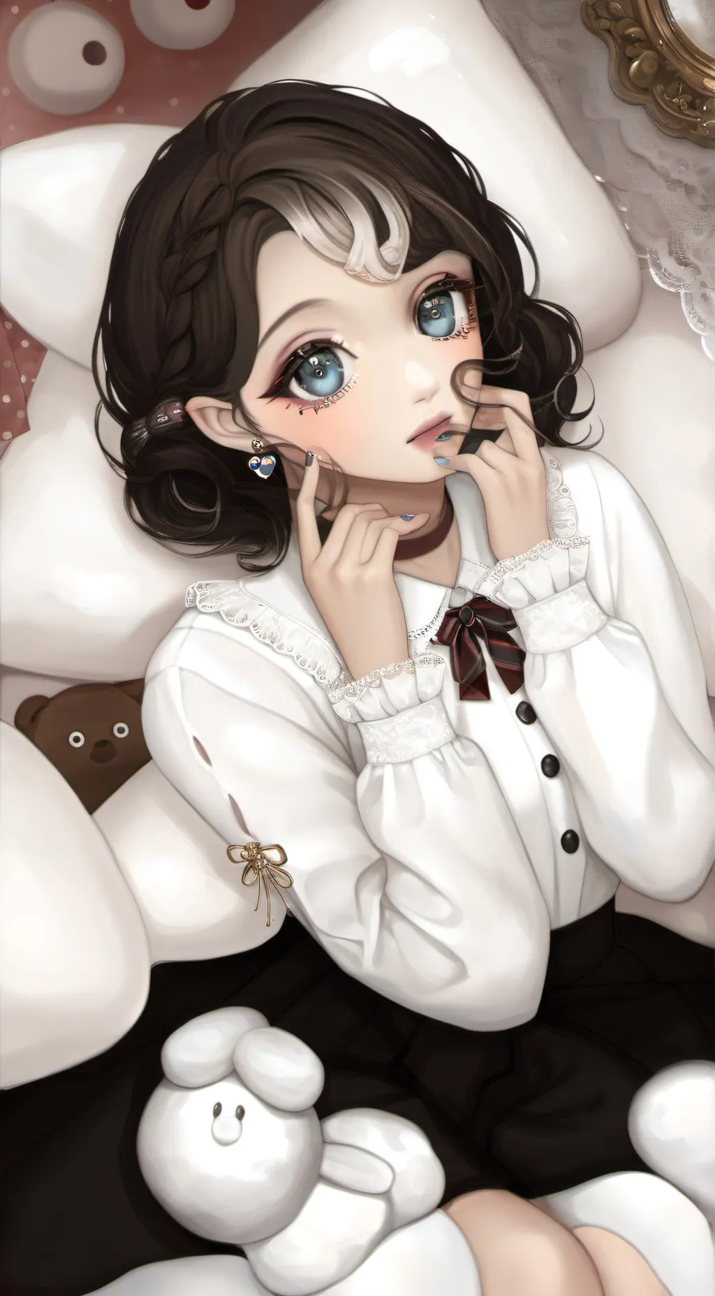 ai character: Michou  background