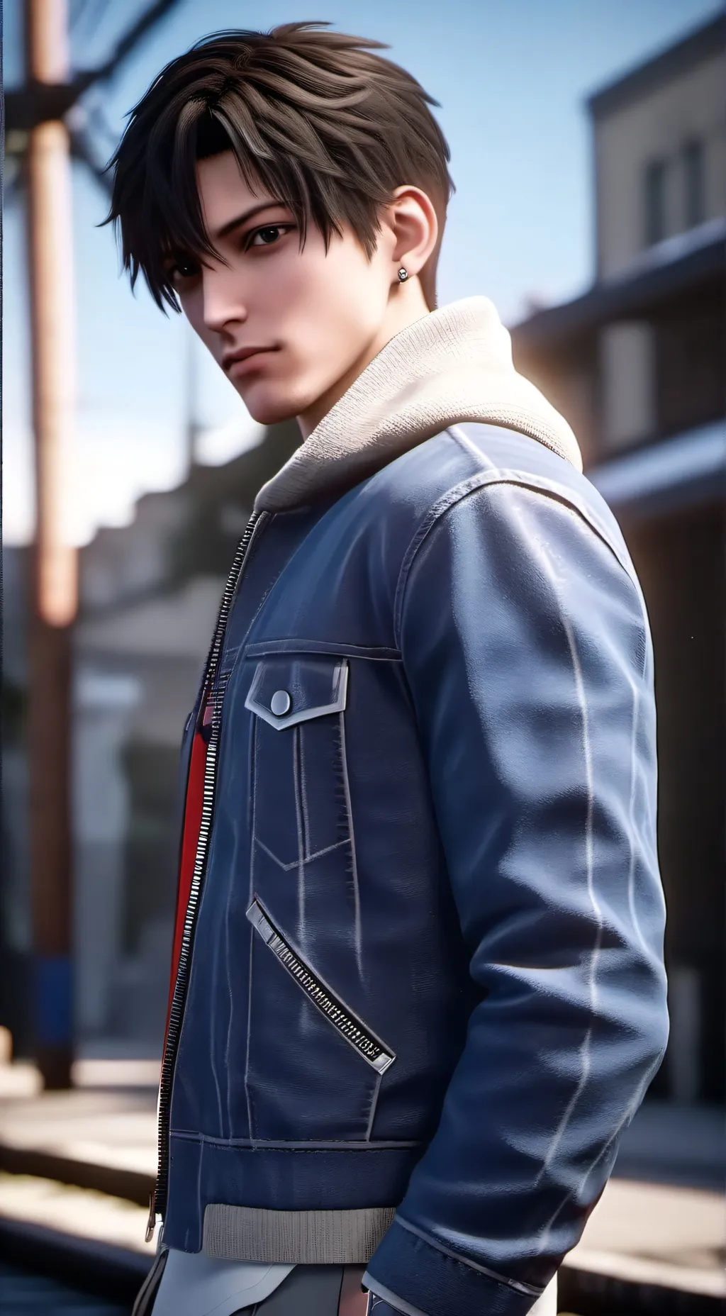 ai character: Santiago background