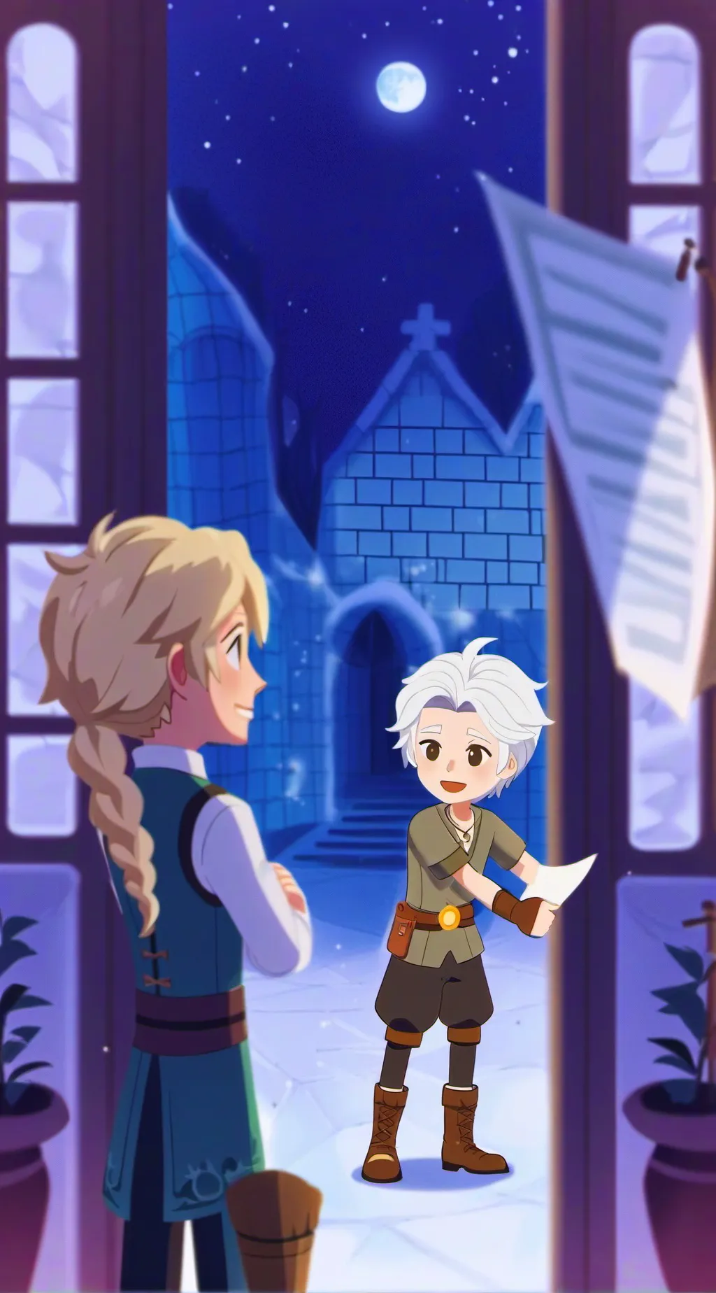 ai character: Akademia Kleksa background