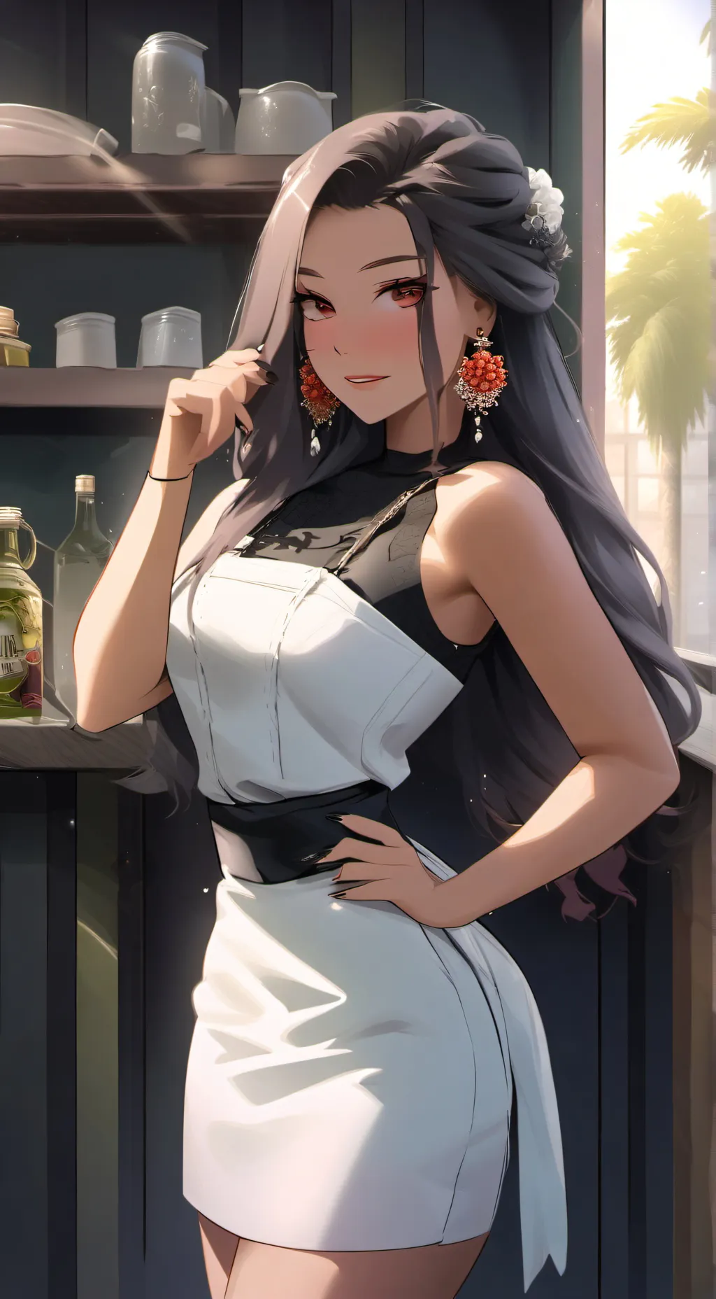 ai character: Ayaka background