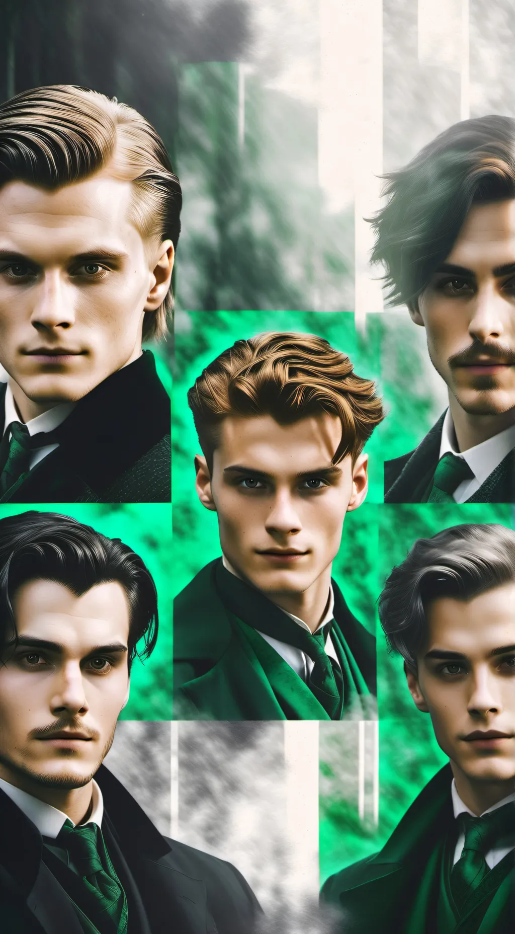 ai character: Slytherin gang  background