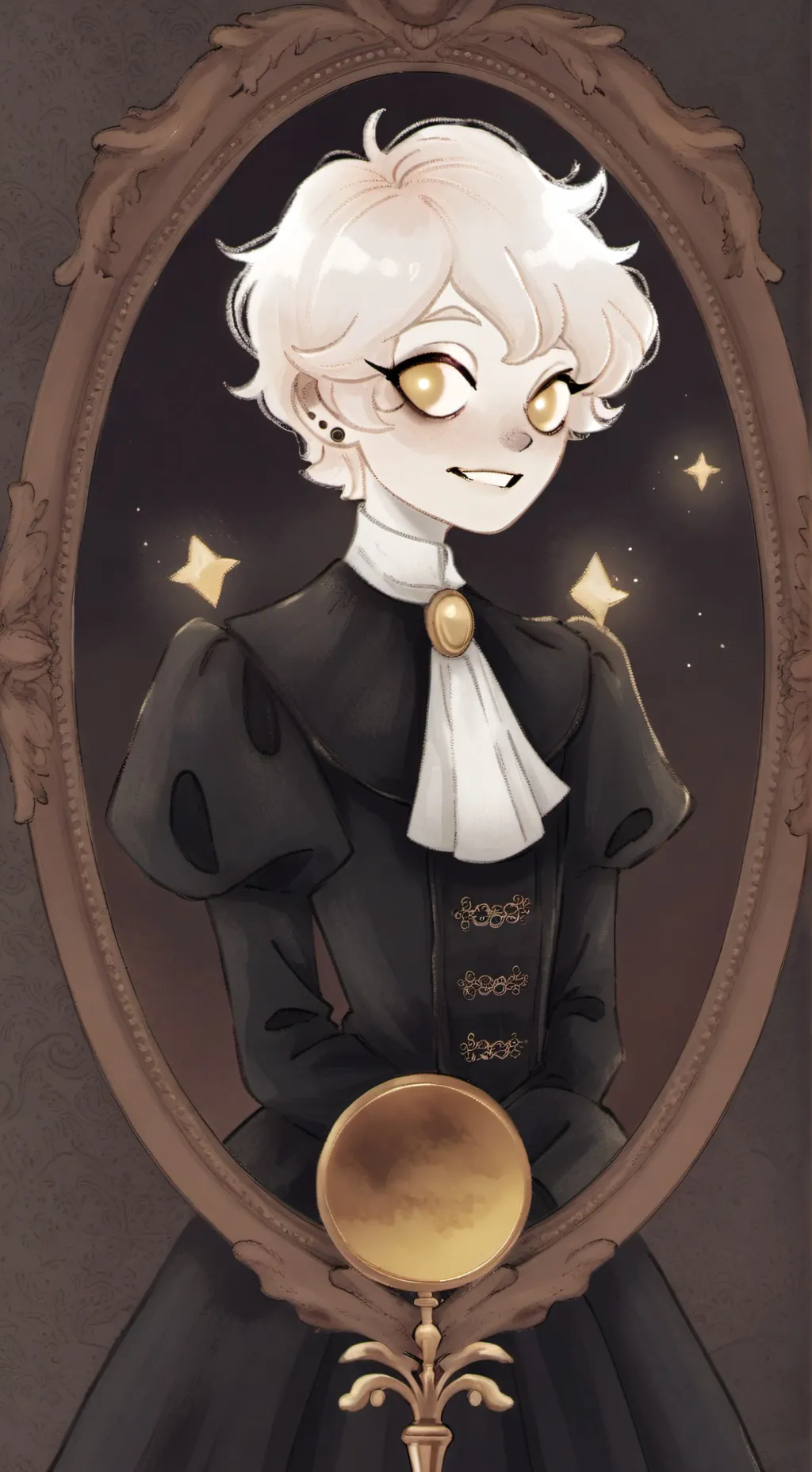 ai character: glisten x rodger  background