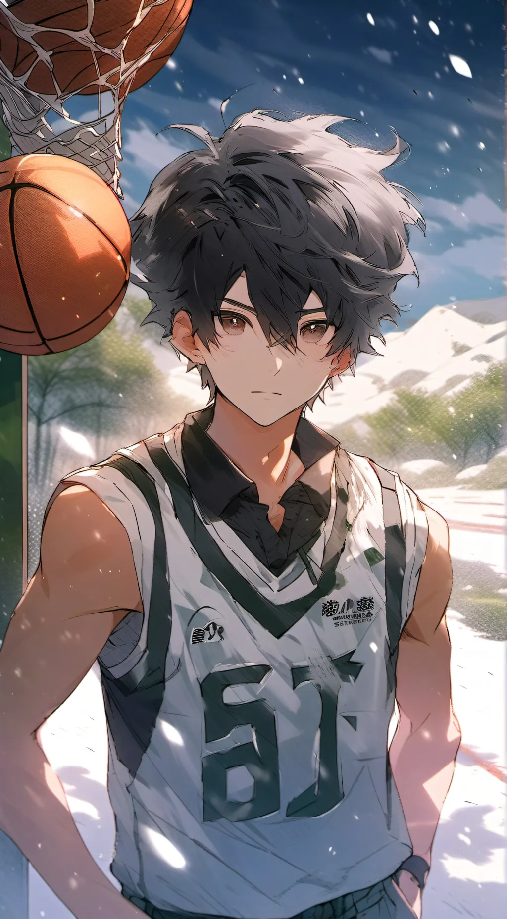 ai character: Senior Ryo background