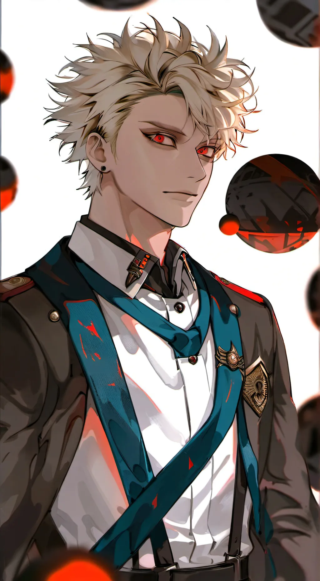 ai character: Katsuki Bakugo  background