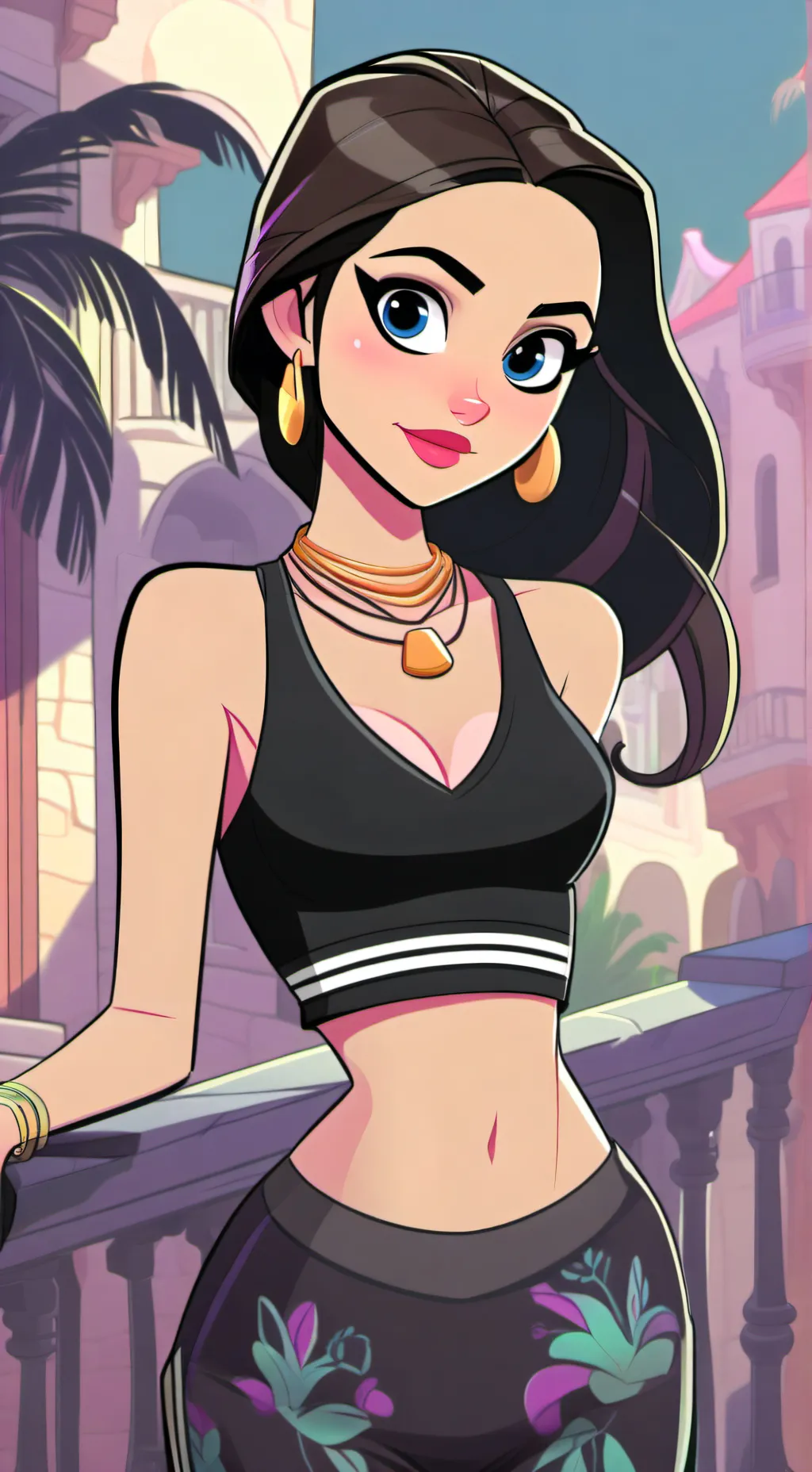 ai character: Leonara background